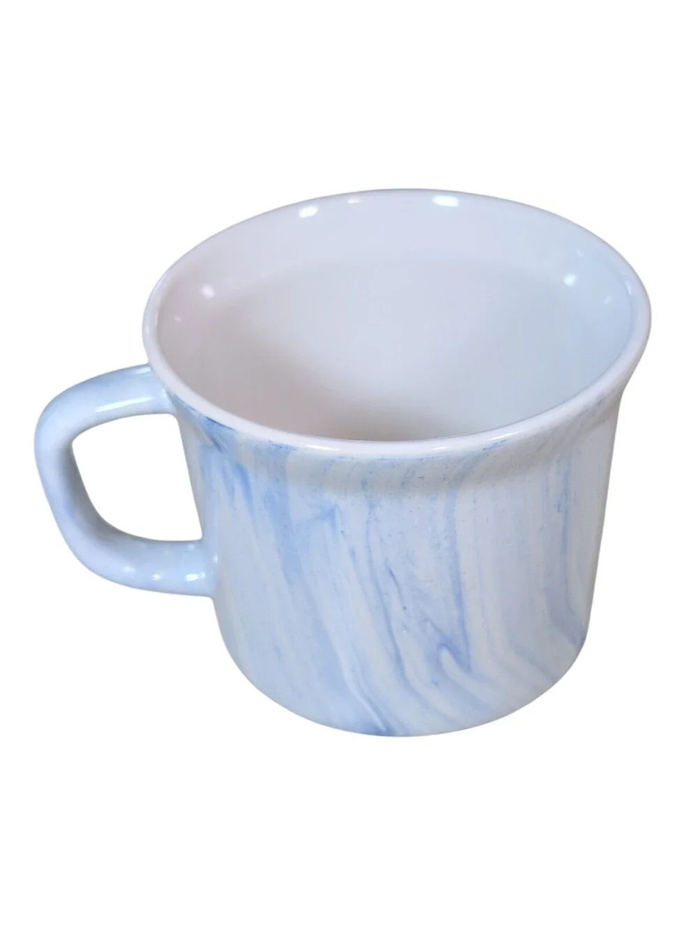 Corning Ware Blue Marble Swirl Soup Meal Mug Oven Safe Holds 20 oz Coffee Cup
